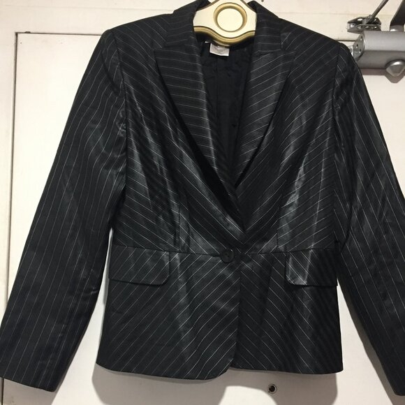 GEORGES RECH WOOL PINSTRIPE BLAZERS SIZE 40 - Picture 7 of 10